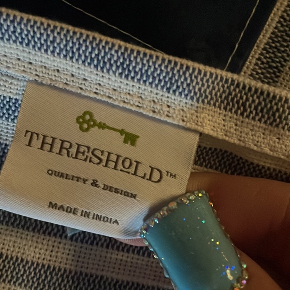 Elegant blue striped Handmade Apron - Picture 10 of 10